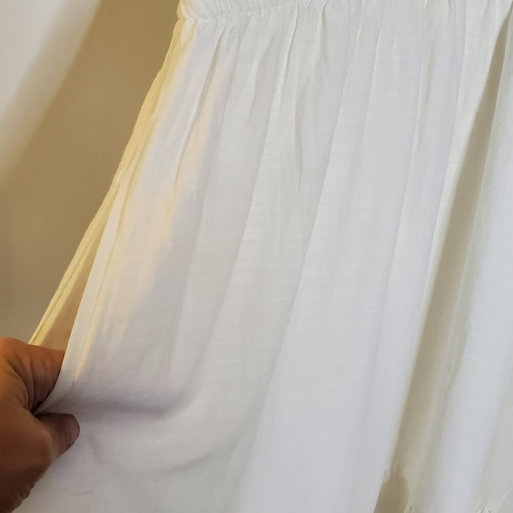Knox Rose Off the shoulder white tiered midi dress Size XL Great condition - Picture 14 of 15